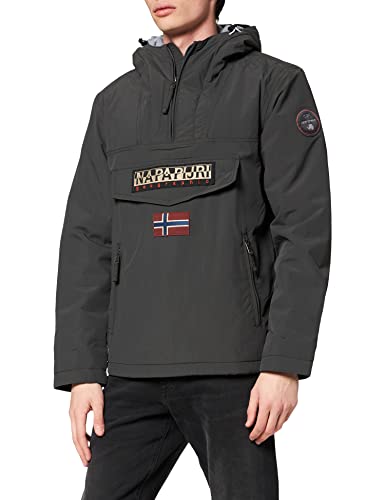 Napapjiri Rainforest Pocket 1 Jacket, Dark Grey Solid, M Mens