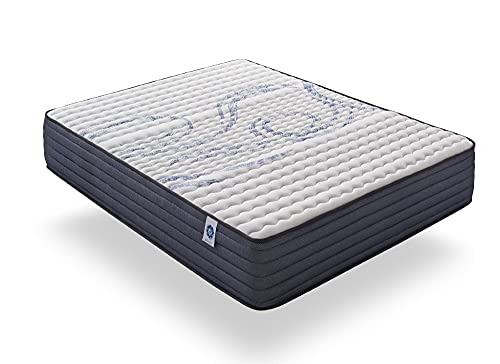 naturalex | Perfectsleep | Colchón 120x190 Cm Firmeza Ideal Altamente Adaptable y Transpirable | Sistema Blue Látex Flexible y Ergonómico | Máxima Capacidad de Recuperación | Diseño Joven y Actual