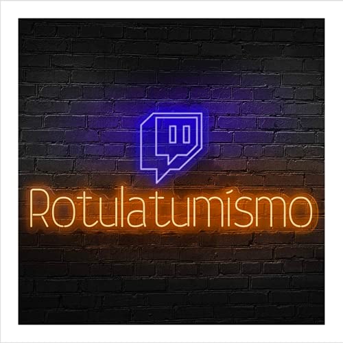 Neón Twitch con tu Nombre personalizado | Base metacrilato 5 mm | Zona gamer | Neon Flex LED para twitch streamers y professional gamers