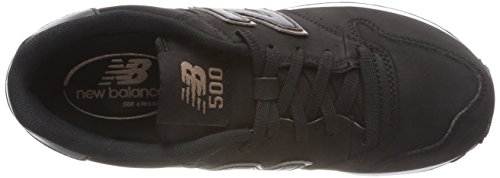 New Balance 500 Core, Zapatillas Mujer, Negro (Black), 35 EU