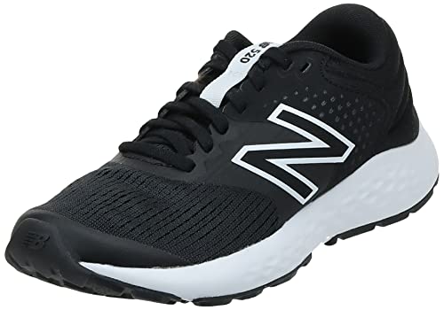 New Balance 520v7, Zapatillas para Correr Mujer, Black/White, 37 EU