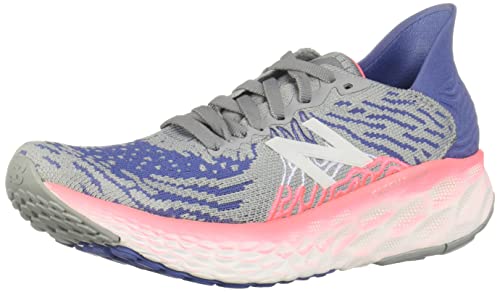 New Balance Espuma Fresca 1080 v10, Zapatillas para Correr Mujer, Acero magnético Azul, 37.5 EU