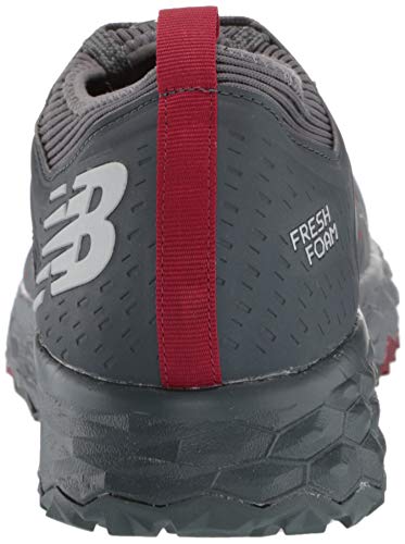 New Balance Hierro V4 Fresh Foam - Zapatillas para correr y senderismo, hombre, (Plomo/Escarlata/Orca), 42 EU