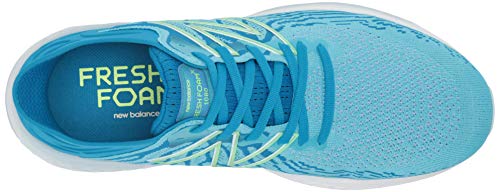 New Balance W1080S11_36,5, Zapatos para Correr Mujer, Virtual Sky Bleached Lime GLO, 36.5 EU