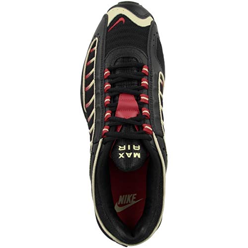 Nike Air MAX Tailwind IV, Zapatilla de Correr Hombre, Negro/Equipo Oro/Universidad Rojray, 44 EU