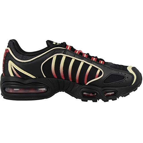 Nike Air MAX Tailwind IV, Zapatilla de Correr Hombre, Negro/Equipo Oro/Universidad Rojray, 44 EU