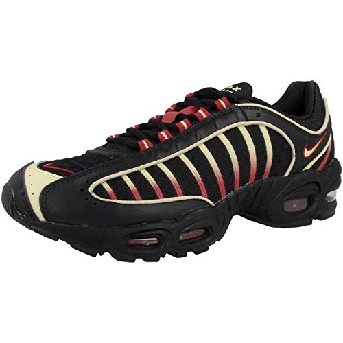 Nike Air MAX Tailwind IV, Zapatilla de Correr Hombre, Negro/Equipo Oro/Universidad Rojray, 44 EU