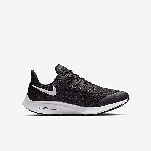 Nike Air Zoom Pegasus 36 (GS), Zapatillas de Correr, Negro (Black/White/Thunder Grey 001), 36.5 EU