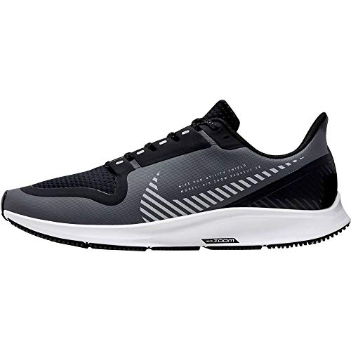 Nike Air Zoom Pegasus 36 Shield, Zapatillas de Atletismo Hombre, Multicolor (Cool Grey/Silver/Black/Vast Grey 003), 41 EU