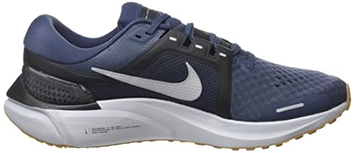 Nike Air Zoom Vomero 16, Zapatillas para Correr Hombre, Thunder Blue Wolf Grey Black Gum LT Brown, 43 EU