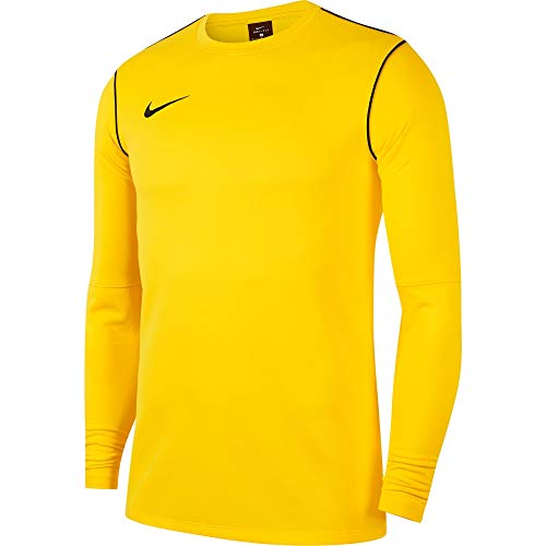 NIKE Camiseta para Hombre Park20 Crew, Hombre, BV6875, Amarillo y Negro, Large