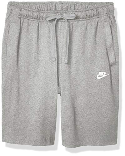 NIKE Club Short JSY Pantalones Cortos, Hombre, Gris (Dk Grey Heather/White), 2XL