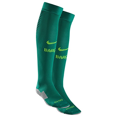 NIKE FC Barcelona H/A/G Stadium Sock Calcetines, Hombre, Verde (Lucid Green/Grove Green/Volt), S