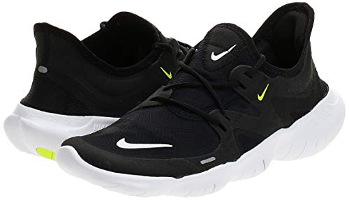 Nike Free RN 5.0, Zapatillas de Atletismo Mujer, Multicolor (Black/White/Anthracite/Volt 000), 37.5 EU