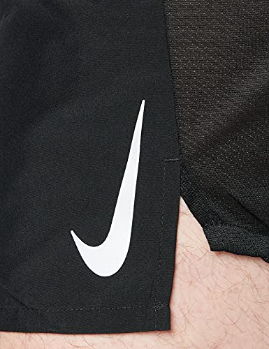 NIKE M NK Chllgr Short 5In BF Pantalones Cortos de Deporte, Hombre, Black/Black/Reflective silv, L