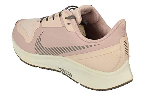 Nike Mujeres Air Zoom Pegasus 36 Shield Running Trainers AQ8006 Sneakers Zapatos (UK 5.5 US 8 EU 39, Plum Chalk Barely Rose 500)