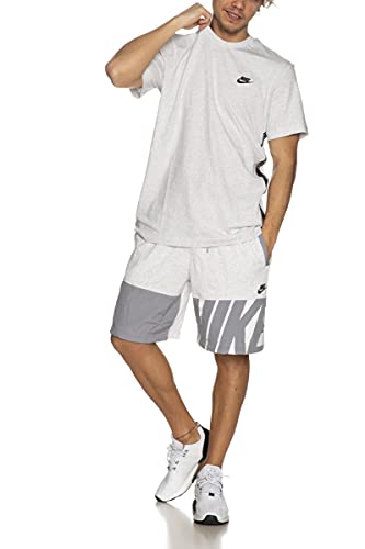 Nike Pantalón corto de hombre City Edition gris cód. CZ9952-051 Blanco/gris/negro. XS