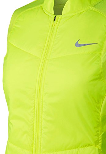 Nike - Polyfill Chaleco de running para mujer (verde) - M