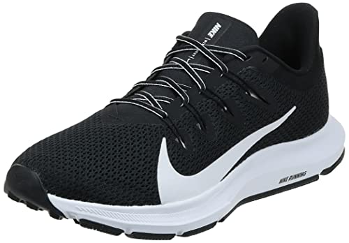 Nike Quest 2, Zapatillas de Running para Asfalto Hombre, Multicolor (Black/White 002), 45 EU