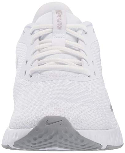 Nike Revolution 5 - Zapatillas Mujer, Blanco (White/Wolf Grey-Pure Platinum), 36.5 EU, Par