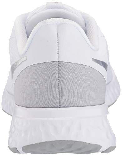 Nike Revolution 5 - Zapatillas Mujer, Blanco (White/Wolf Grey-Pure Platinum), 36.5 EU, Par