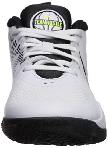 Nike Team Hustle D 9 (GS), Zapatillas de Correr, White/Black-Volt, 37.5 EU