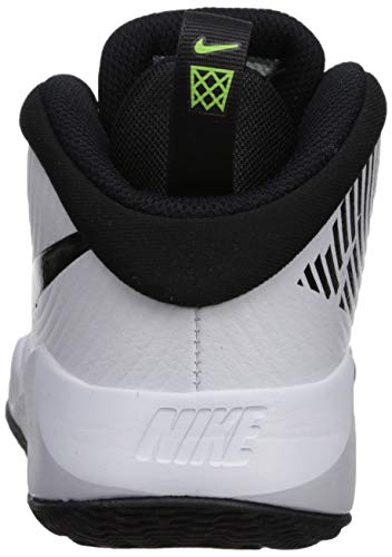 Nike Team Hustle D 9 (GS), Zapatillas de Correr, White/Black-Volt, 37.5 EU