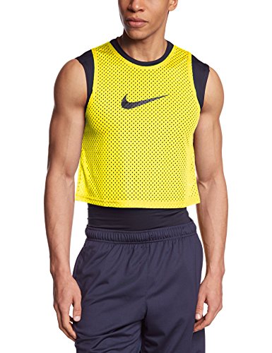 NIKE Training Bib Team Scrimmage Swoosh Chaleco Aprovechar, Adultos Unisex, Amarillo, S