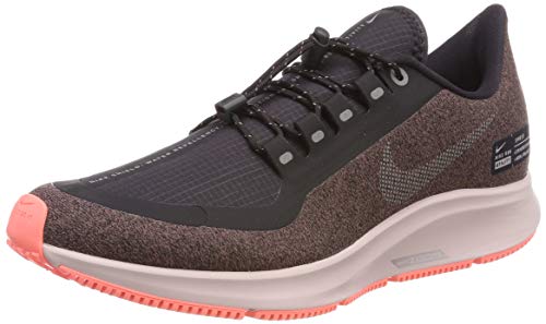 Nike W Air Zoom Pegasus 35 RN Shld, Zapatillas de Running Mujer, Gris Oil Grey Metallic Silver Smoke 001, 36 EU