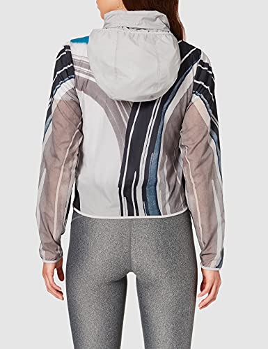 NIKE W NK IMP LT JKT HD EVA Chaqueta, Mujer, Atmosphere Grey/Reflective SIL, L