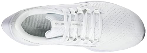 Nike Wmns Air Zoom Pegasus 38, Zapatillas para Correr Mujer, White Mtlc Silver Pure Platinum Wolf Grey, EU