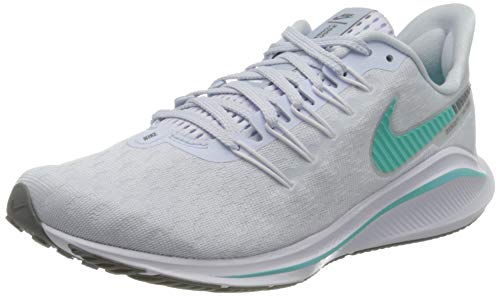 Nike Wmns Air Zoom Vomero 14, Zapatilla de Correr Mujer, Fútbol Gris/Aurora Verde/Blanco, 41 EU