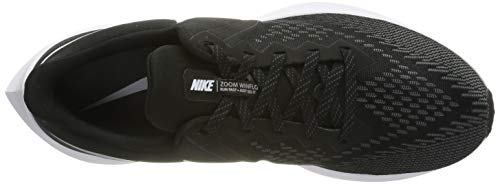 Nike Zoom Winflo 6, Zapatillas de Correr Hombre, Negro (Black/White/Dk Grey/Mtlc Platinum 001), 43 EU