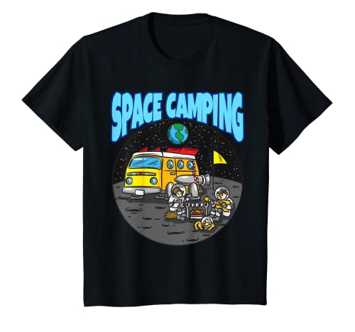 Niños Campamento espacial para niños, campamento de vacaciones de verano Camiseta