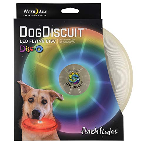 Nite Dog Disco de Vuelo con luz LED, 8.2 x 8.2 x 0.9 Pulgadas