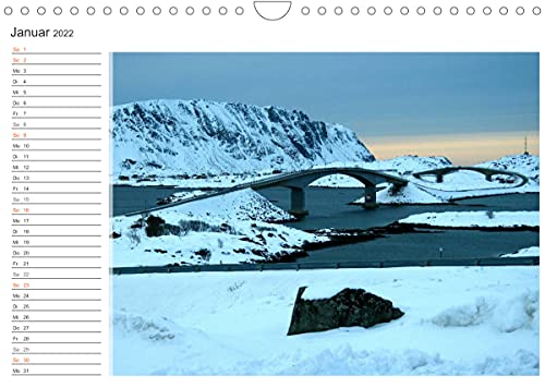 Nordnorwegen im Licht (Wandkalender 2022 DIN A4 quer)