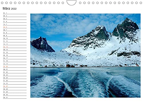 Nordnorwegen im Licht (Wandkalender 2022 DIN A4 quer)