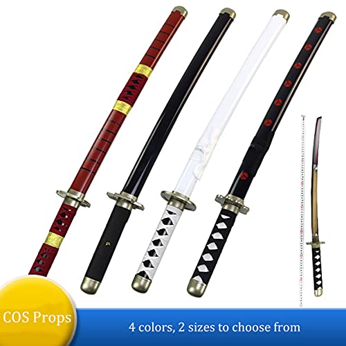 NYDCTHOM Espada De Madera Demon Slayer Cosplay Katanas Blade Samurai Sword Weapon Prop Anime Ninja Sword Toys, para Fans del Anime - 80CM