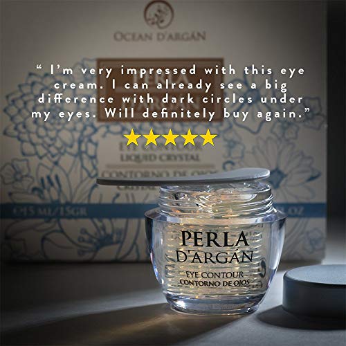 OCEAN D’ARGÁN - Crema Contorno de Ojos Antiarrugas, Reduce líneas de expresión, bolsas, ojeras y arrugas. Fabricado en España. Hombre y Mujer