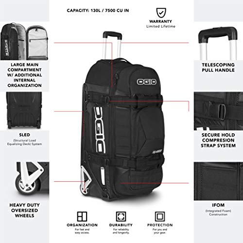 Ogio Mo GB Rig 9800 Bolsa de Viaje, 20 cm, 180 litros, Negro