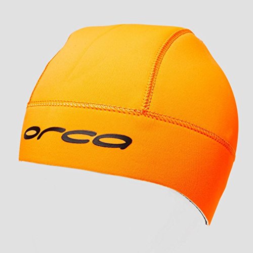 Orca Neoprene Sombrero de natación Accesorios para triatlón Sombreros Naranja, Naranja, M/L