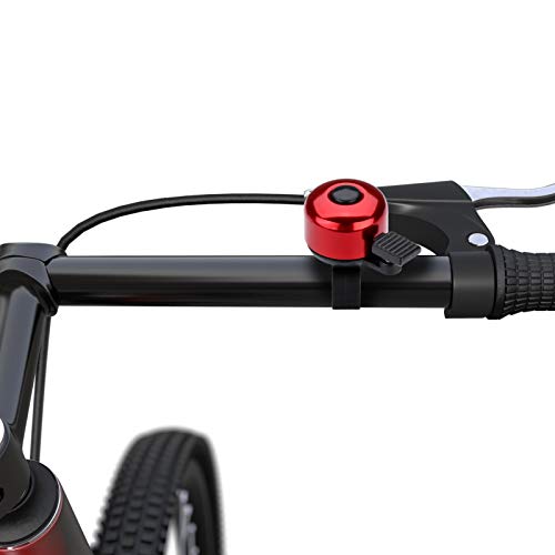 Paliston Timbre de bicicleta Timbre de bicicleta sonido nítido para adultos niños niñas rojo