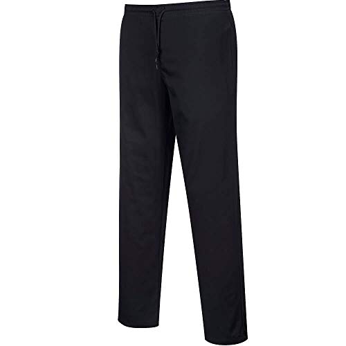 Pantalones de cocina repelentes al agua negros - negro - XXL