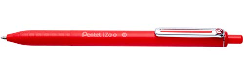 Pentel BX470 iZee - Juego de bolígrafos (4 colores, incluye minas de recambio, diámetro de la bola 1,0 mm), color negro/rojo/azul/verde 4 Stück + Minen