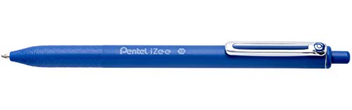 Pentel BX470 iZee - Juego de bolígrafos (4 colores, incluye minas de recambio, diámetro de la bola 1,0 mm), color negro/rojo/azul/verde 4 Stück + Minen