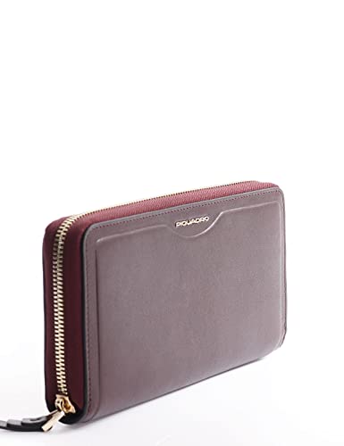 PIQUADRO GEA Zip Around Women's Wallet RFID Bordeaux 2