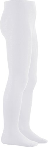 Playshoes Uni Tights Medias, Blanco (White), 110-116 para Niñas