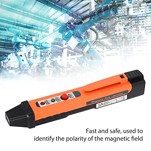 Pluma de polo magnético, el tiempo de uso es de aproximadamente 10 horas o más Probador de polos norte y sur para identificar la polaridad de un campo magnético