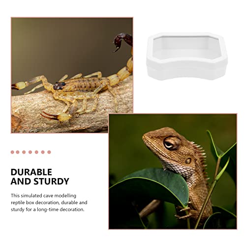 POPETPOP 10 unids Pet Pet Tienda Cueva Juguetes para Reptiles Reptiles Cuevas Ocultas Juguetes Pequeños Mascotas Juguetes