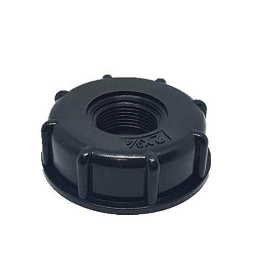 Powertool IBC Adaptador de tanque de agua, 3 unidades 3/4 "IBC Conector 60mm Toma de rosca gruesa para toneladas de barriles de 1000 litros, barriles IBC, etc